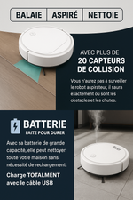 Charger l&#39;image dans la galerie, Robot MaxClean - Aspirateur Inteligente 3 en 1

