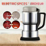 Charger l&#39;image dans la galerie, MIXEUR D&#39;EPICES, à GRAINES ELECTRIQUES 220V EN ACIER INOXYDABLE
