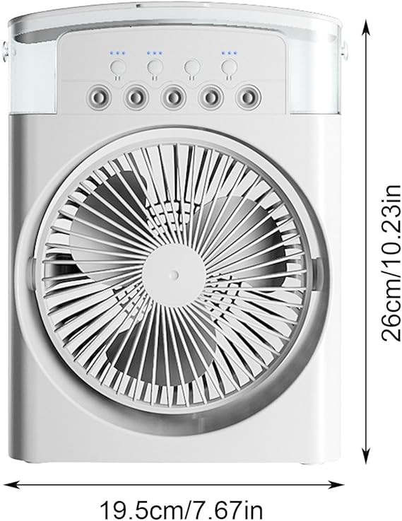 MINI-CLIMATISEUR , RAFRAICHISSEUR D'AIR PORTABLE 4-en-1