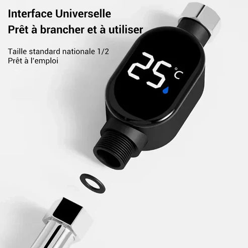 💧 Thermomètre de douche 🌡️ Fini les conjectures - Température instantanée !