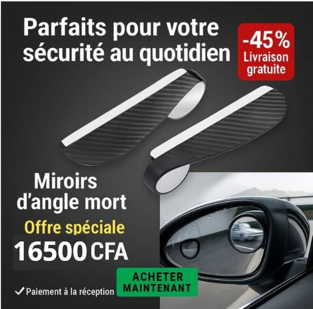 Miroir d’Angle Mort pour Rétroviseur Super Car’s (2 Pièces)