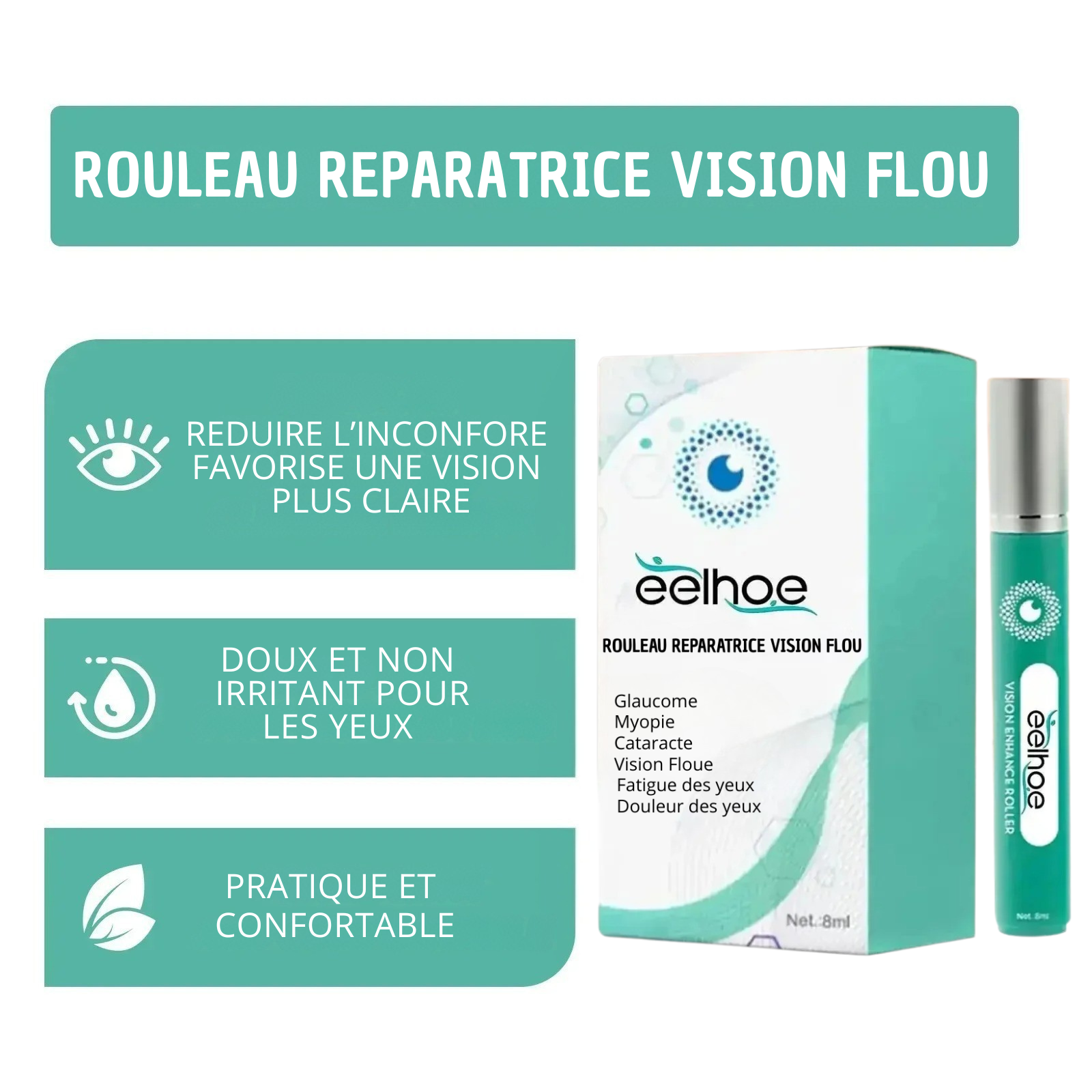 ROULEAU VISION FLOUE - GUERIR TOUTES MALADIES DES YEUX